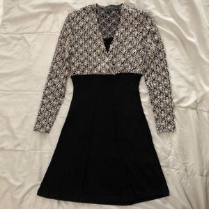 Black and White Dress